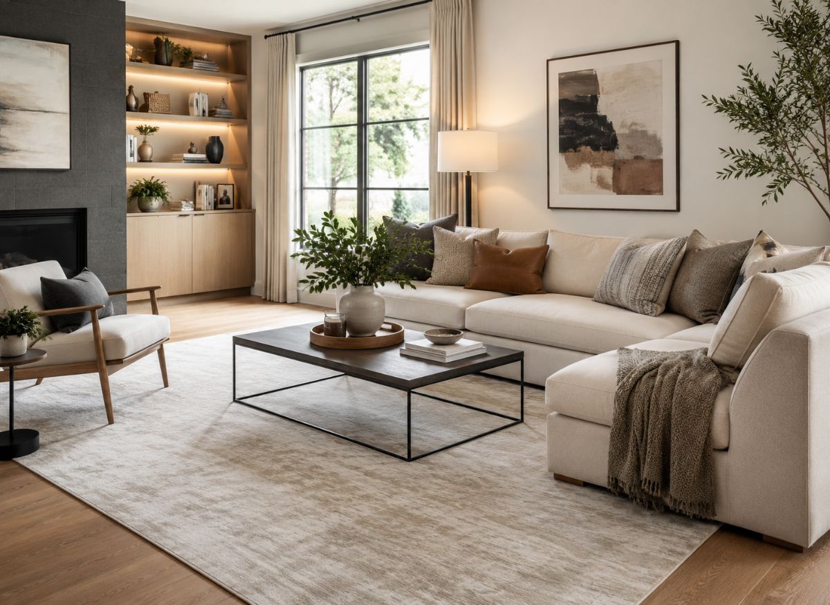 Best Living Room Rug Ideas for a stylish and cozy modern home