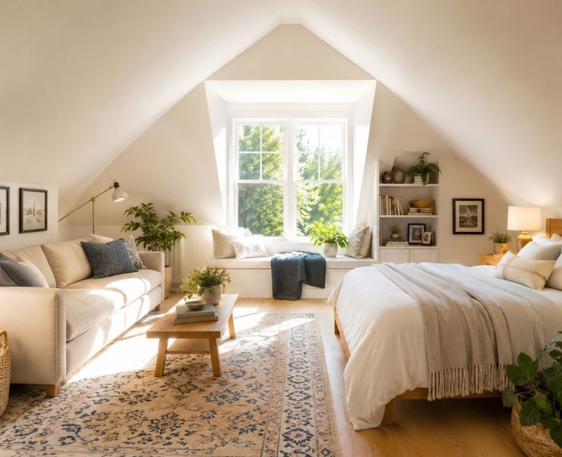 Dormer adding natural light
