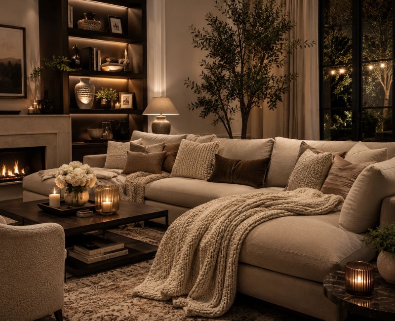 Cozy textured lounge inspiration
