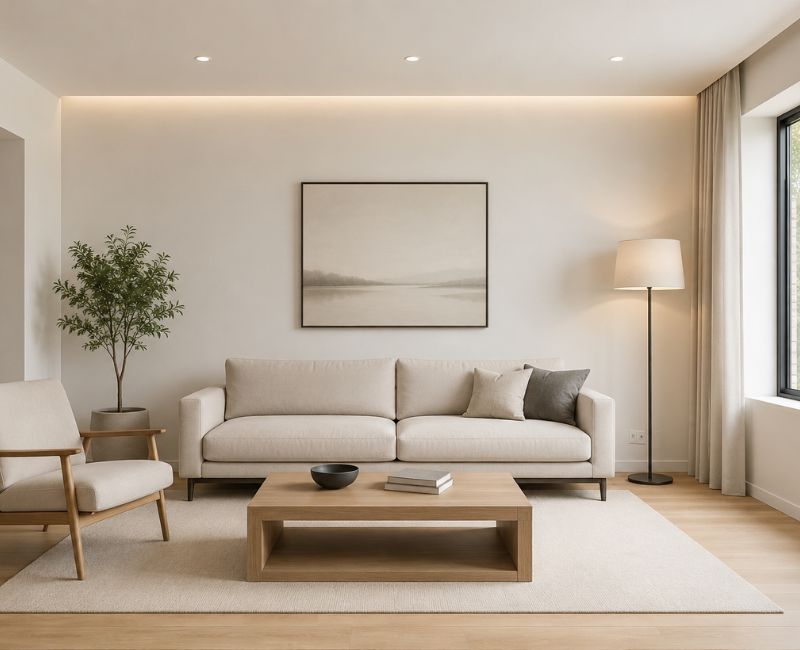 Minimalist modern home interior design