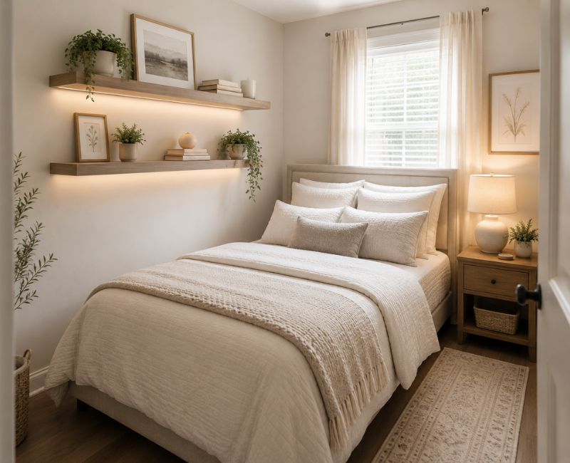 Small guest bedroom design