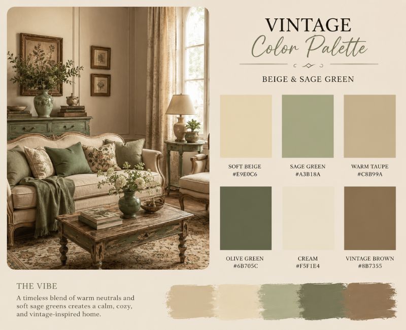 Vintage color palette




