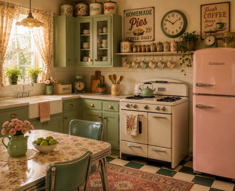 Retro kitchen design