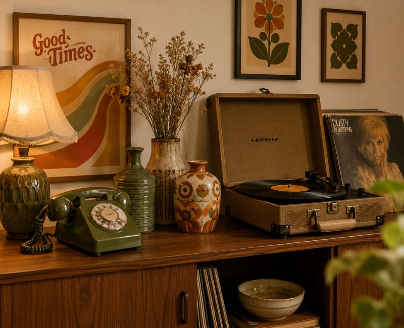 Retro home accessories