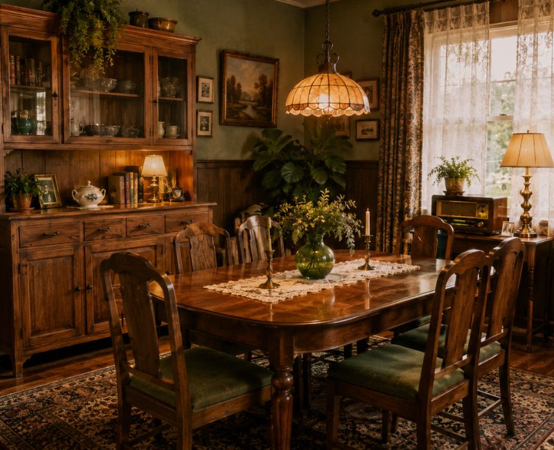 1980s dining room

