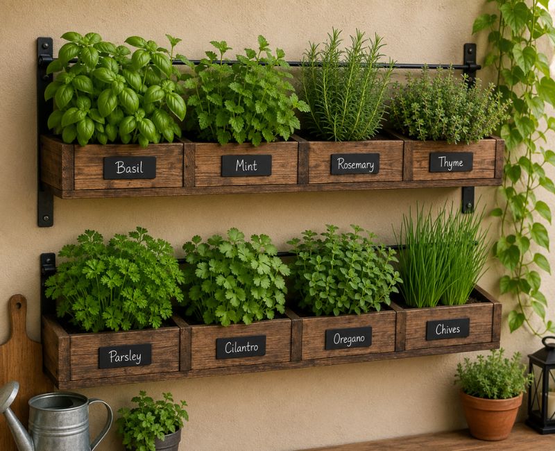 Kitchen Herb Wall Decor