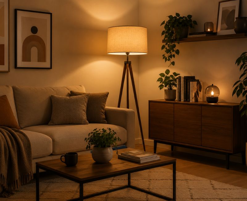 Warm lighting ideas for affordable home decor