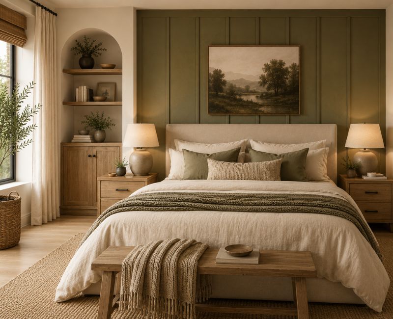 Bedroom accent wall

