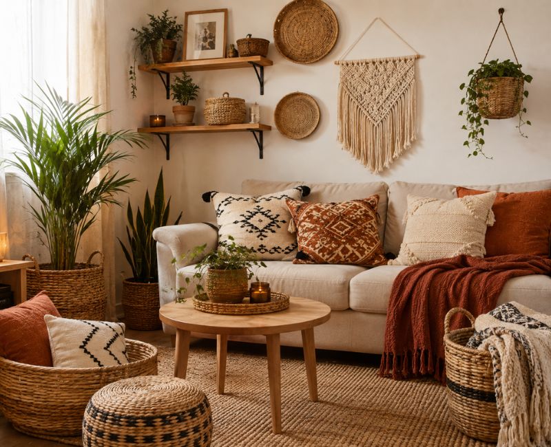 Affordable boho decor