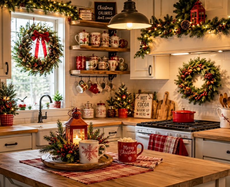 Christmas kitchen decorations

