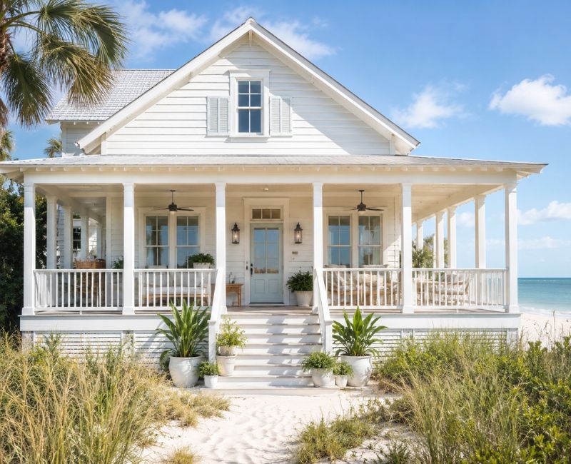Traditional coastal beach house

