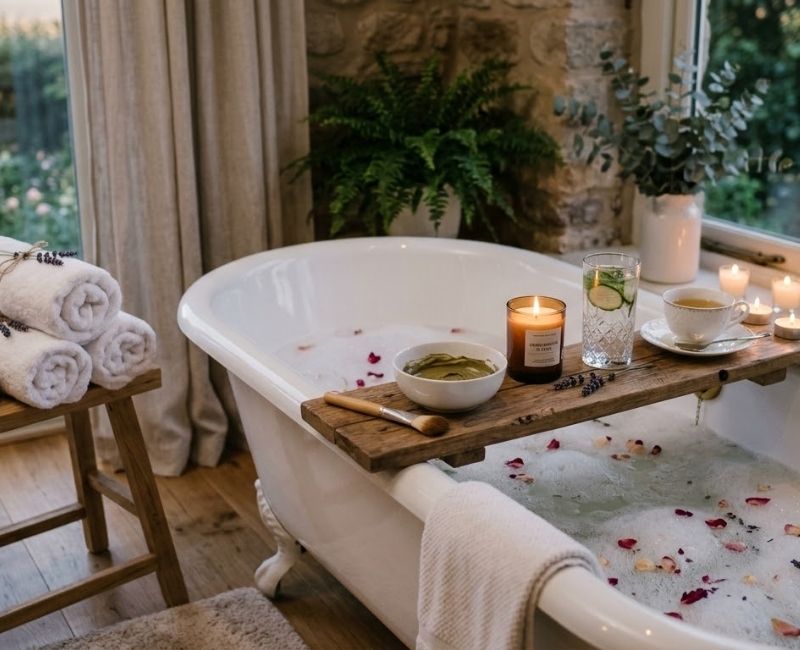  Relaxing DIY home spa
