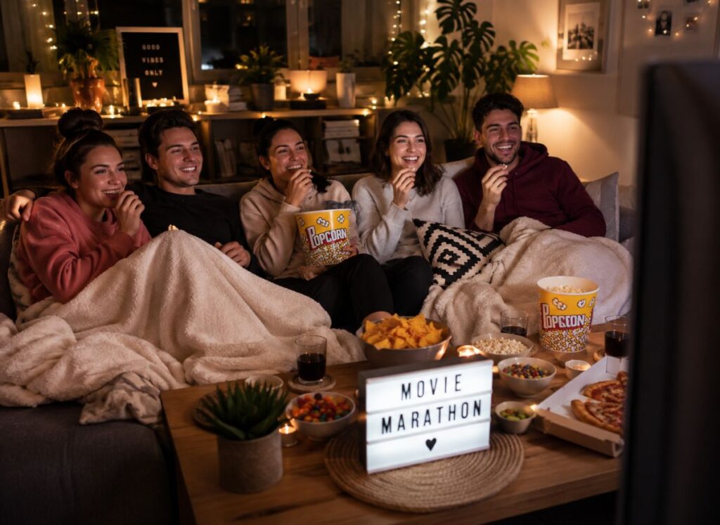 Friends movie marathon