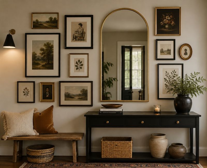 stylish gallery wall

