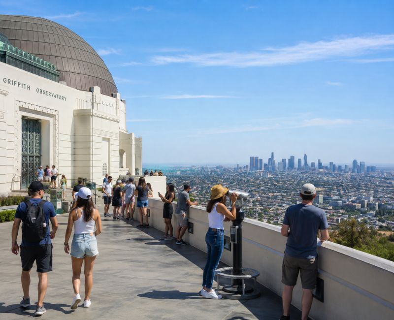 Griffith Observatory view