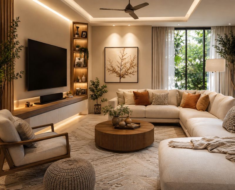Cozy and organized living room with simple Handy Tips DrHomey ideas