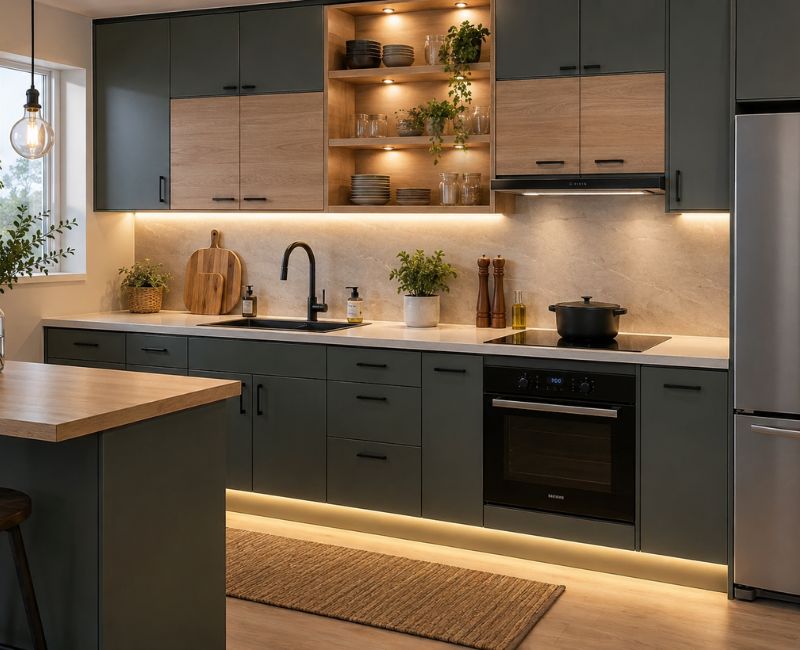 LED lighting under cabinets

