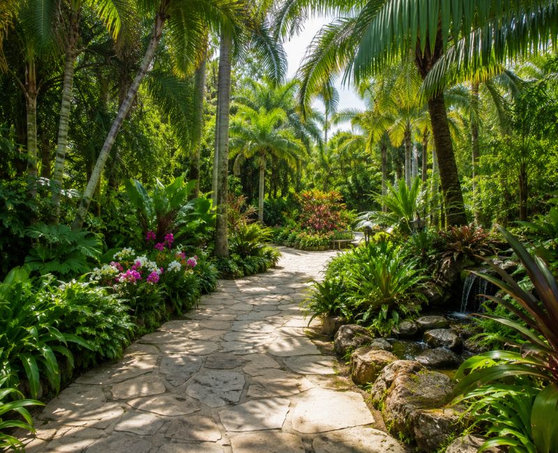 Miami tropical garden escape
