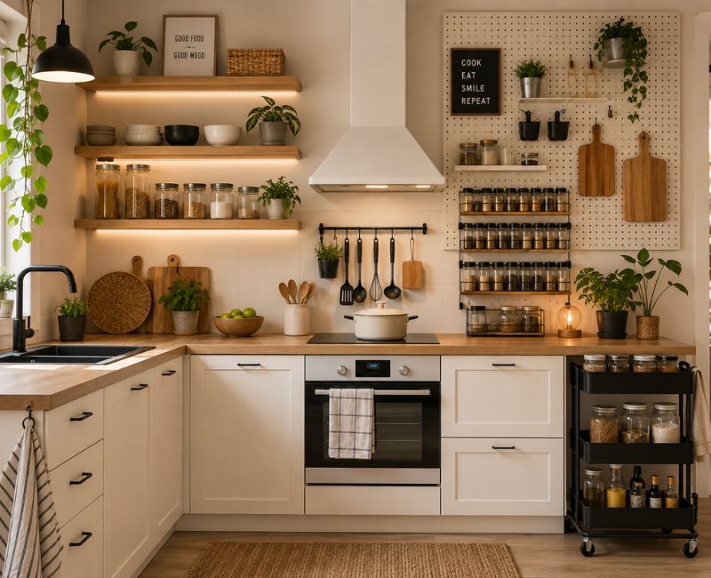 vertical kitchen storage hack

