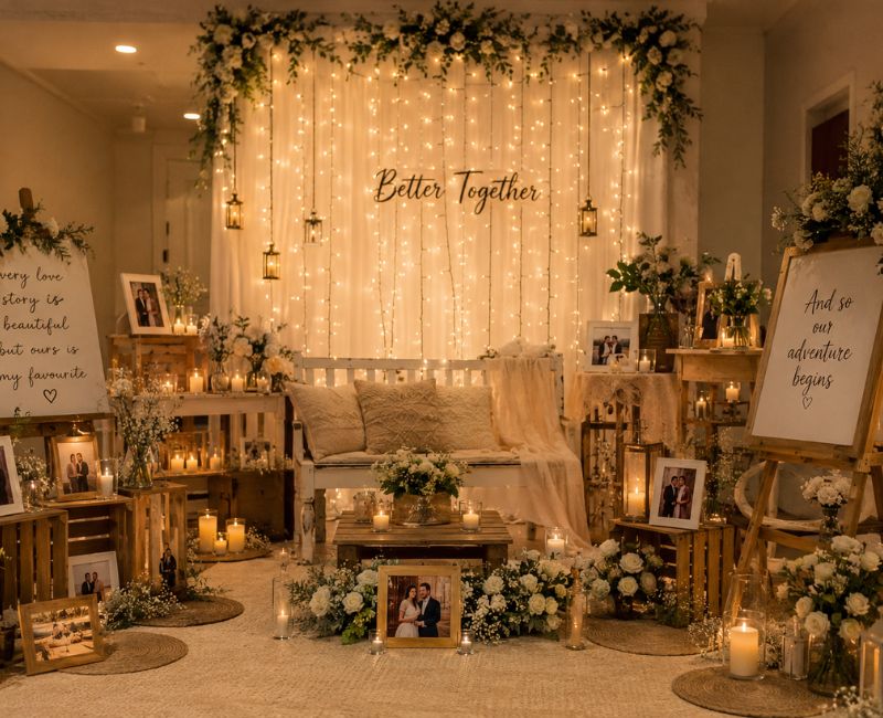 personalized home wedding decorations