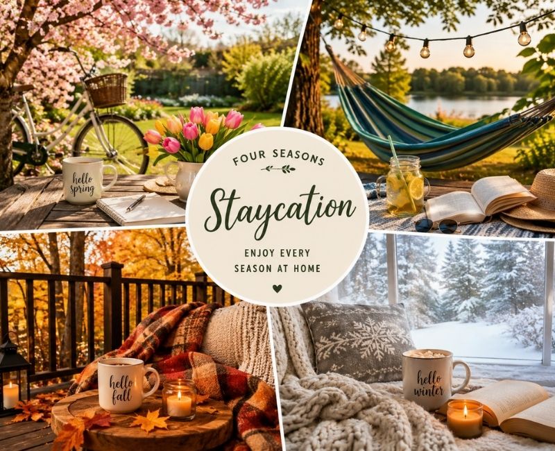  Staycation ideas for every season