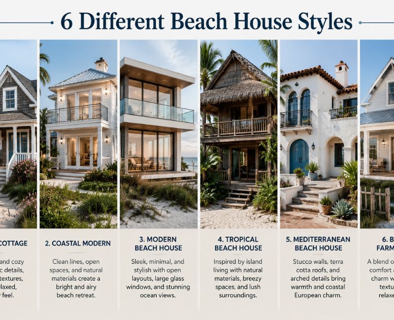 Beach house style comparison

