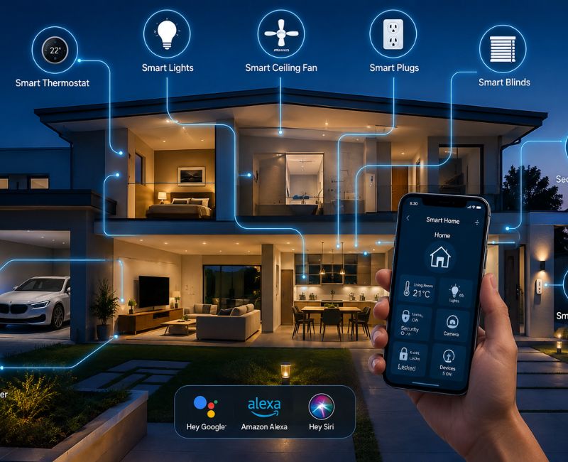 Smart home automation devices

