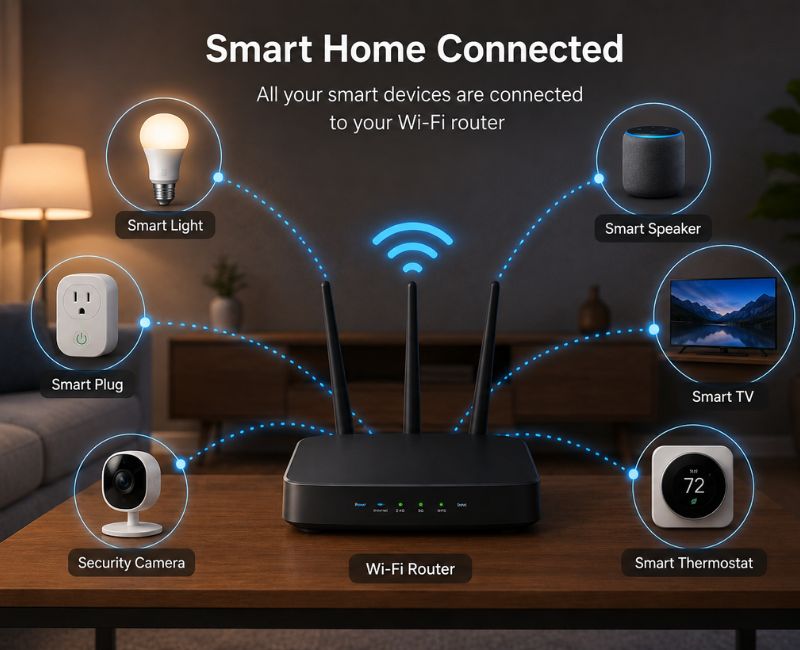 Smart home Wi-Fi network

