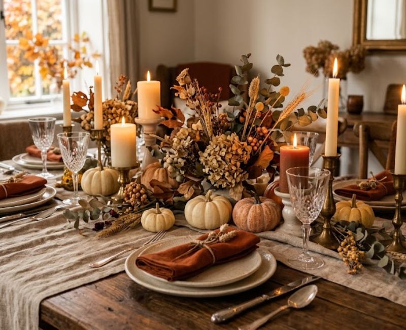 Autumn dining table

