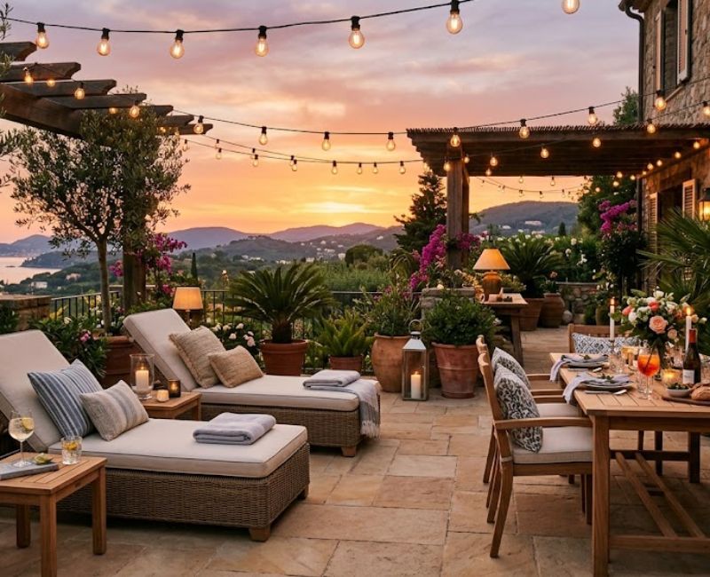 Luxury backyard resort