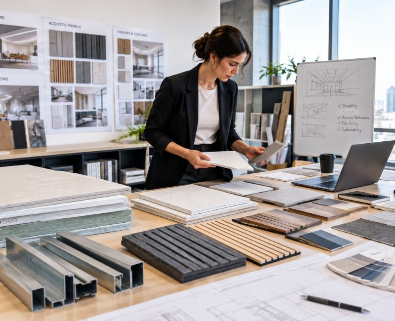 Choosing wall and ceiling materials
