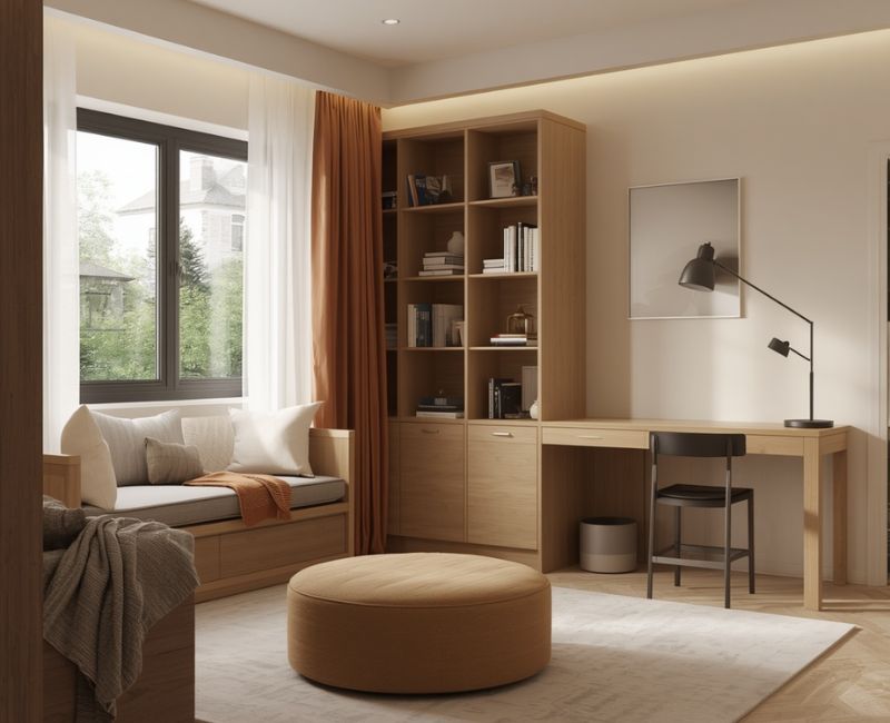 comfortable functional living room
