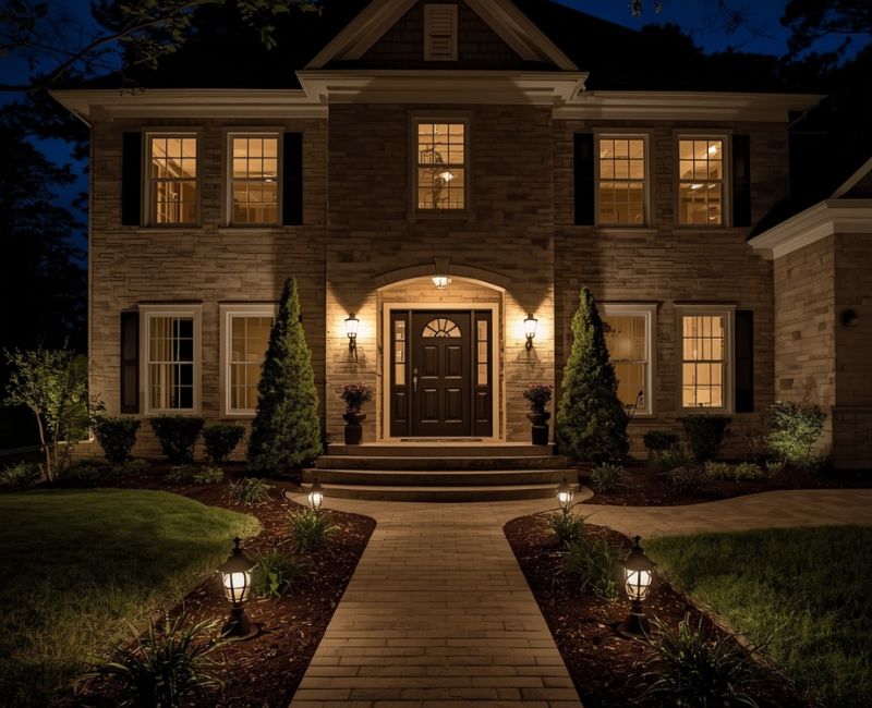 Coordinated outdoor lighting

