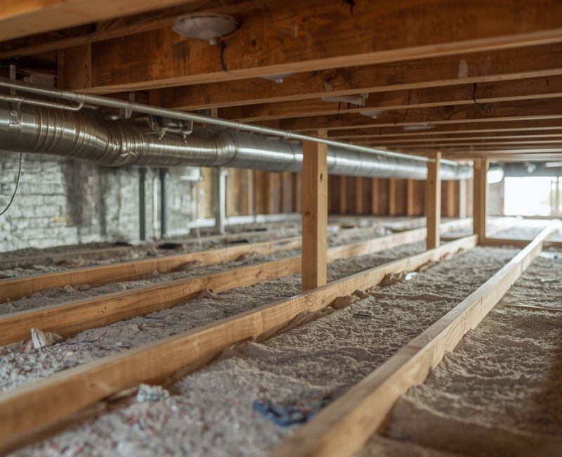 Crawlspace and flooring repair