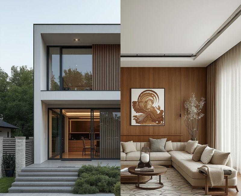 Exterior vs interior design