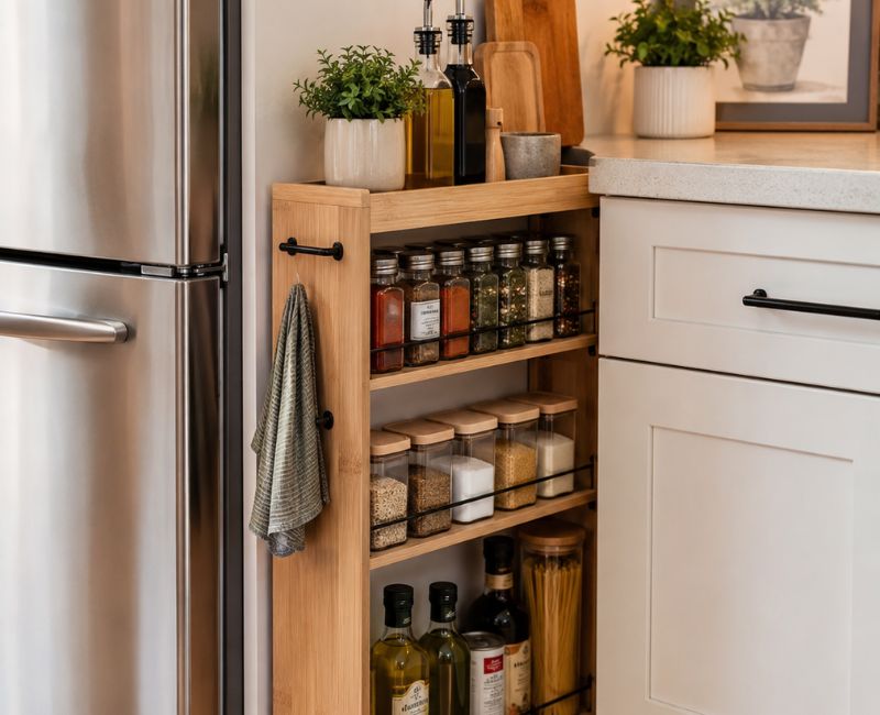 Kitchen rolling cart
