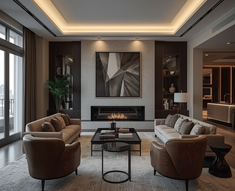  Living room focal point
