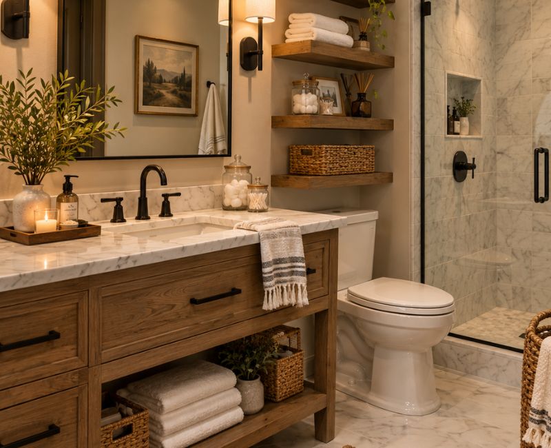  Luxury guest bathroom decor
