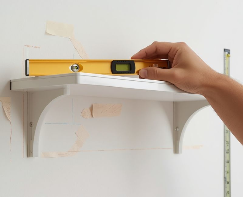 Marking shelf placement
