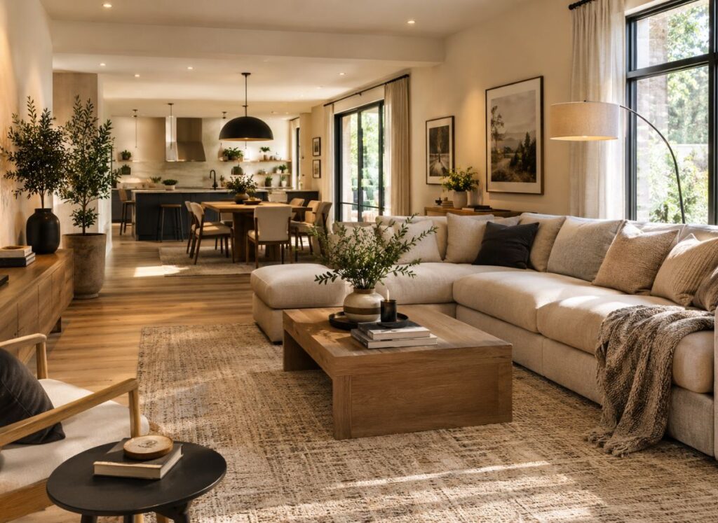 Modern stylish home interior