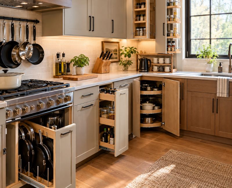 Organized modern kitchen

