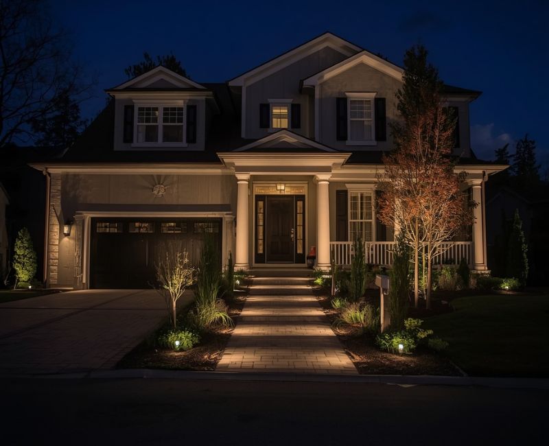 Outdoor lighting first impression


