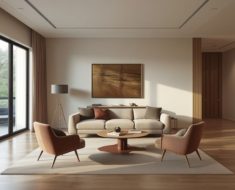 Smart living room furniture arrangement
