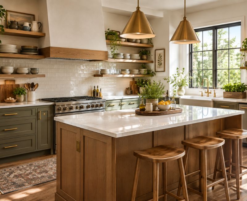 Stylish functional kitchen