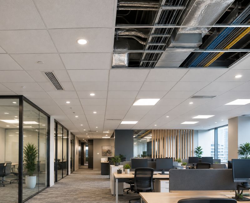 Modern suspended ceiling
