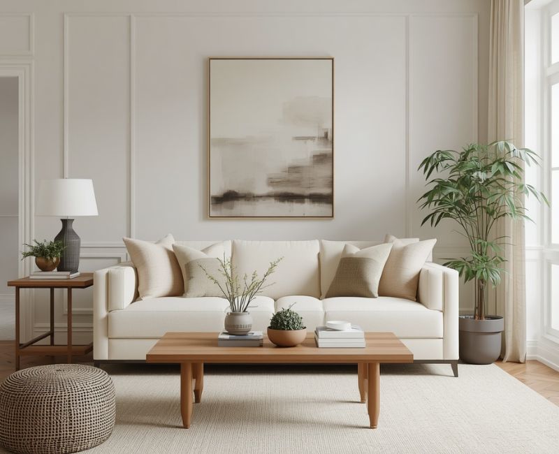 Timeless neutral living room
