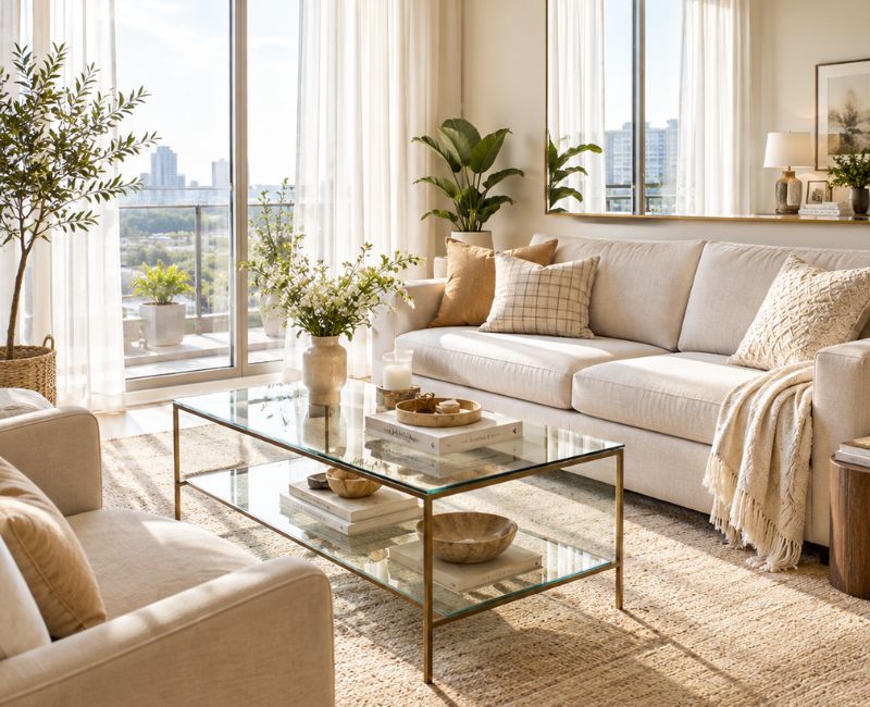 Natural light small apartment
